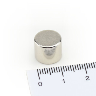 Neodym Magnete Ø12x10 mm NdFeB N45