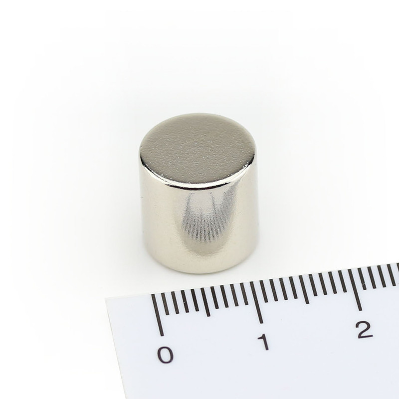 100 Stück Neodym Scheibenmagnete Magnetscheiben 9x5 mm N45 vernickelt sehr stark 