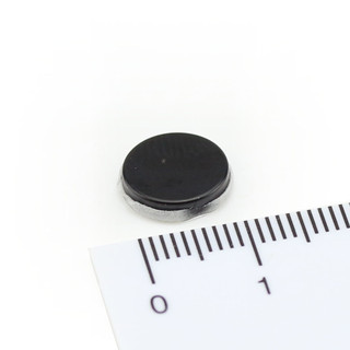 Neodymium Magnets Ø10x2 mm N40 Epoxy Black -...