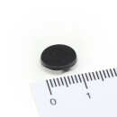 Neodym Magnete Ø10x2 mm N40 Schwarz Epoxy - Selbstklebend Polsterschaum