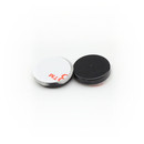 Neodymium Magnets Ø10x2 mm N40 Epoxy Black - self-adhesive acrylic foam