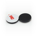 Neodymium Magnets Ø15x2 mm N40 Epoxy Black - self-adhesive acrylic foam