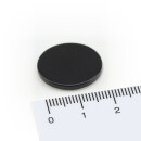 Neodym Magnete Ø20x2 mm N40 Schwarz Epoxy -...