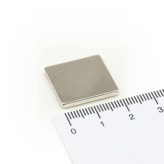 Neodym Magnete 20x20x2 mm N42 - Selbstklebend Polsterschaum