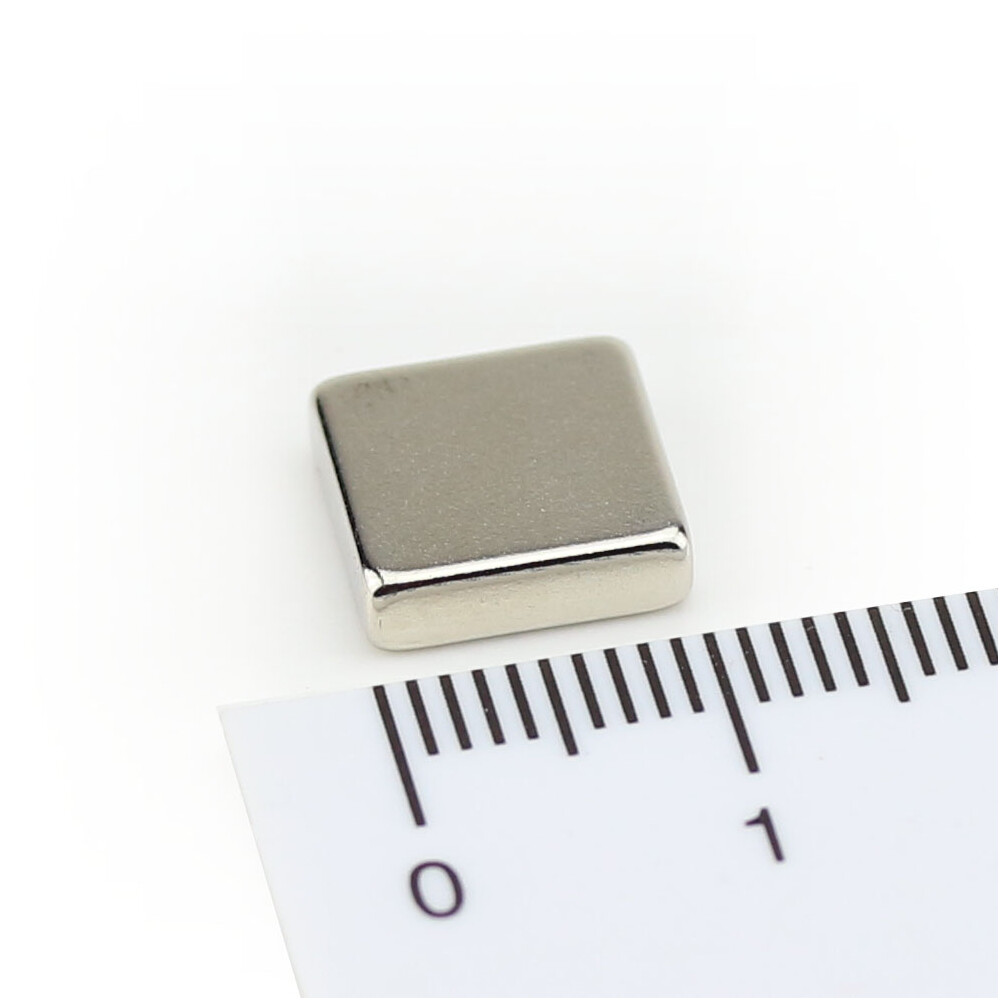 Neodym Magnete 10x10x3 mm NdFeB N45
