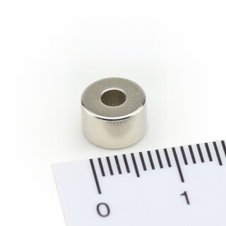 Neodym Ringmagnete Ø8xØ3x5 mm NdFeB N45