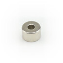 Neodymium ring magnets Ø8xØ3x5 NdFeB N45 - pull force 2 kg -