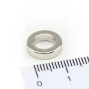 Neodymium ring magnets 12x7x3 NdFeB N45 - pull force 1,8 kg -