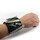 Magnetic Wristband with 6 strong magnets Black