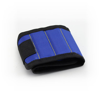 Magnetic Wristband with 6 strong magnets dark blue