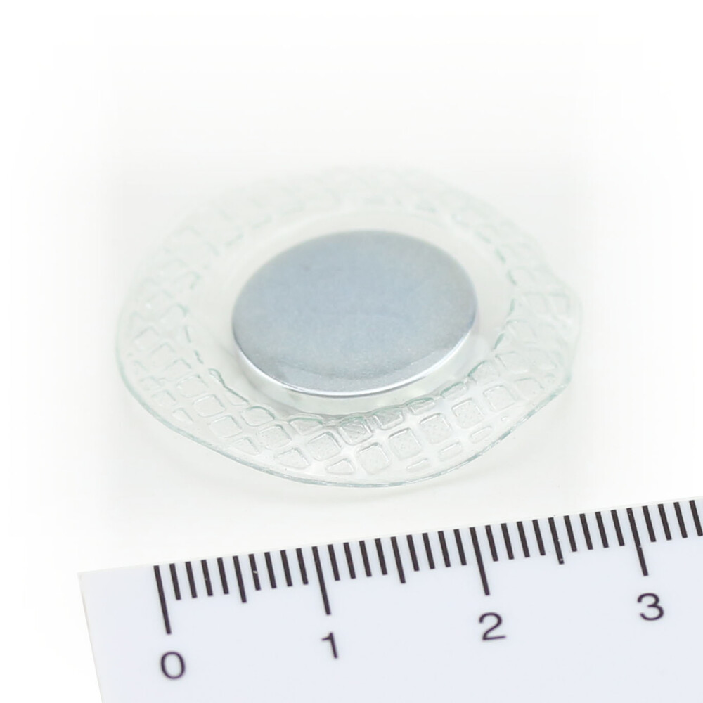 Neodym Magnete 16x2 mm NdFeB N40 in runder PVC-Hlle