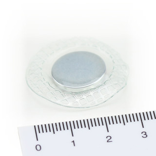 Neodym Magnete Ø16x2 mm NdFeB N40 in runder PVC-Hülle