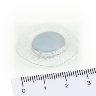 Neodym Magnete Ø16x2 mm NdFeB N40 in runder PVC-Hülle