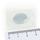 Neodymium Magnets Ø16x2 NdFeB N40 in a square PVC case