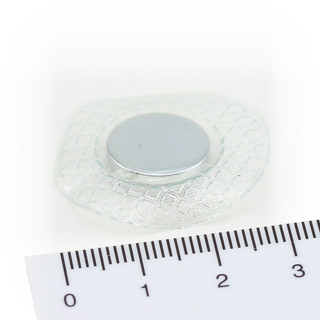 Neodym Magnete Ø14x2 mm NdFeB N40 in runder PVC-Hülle