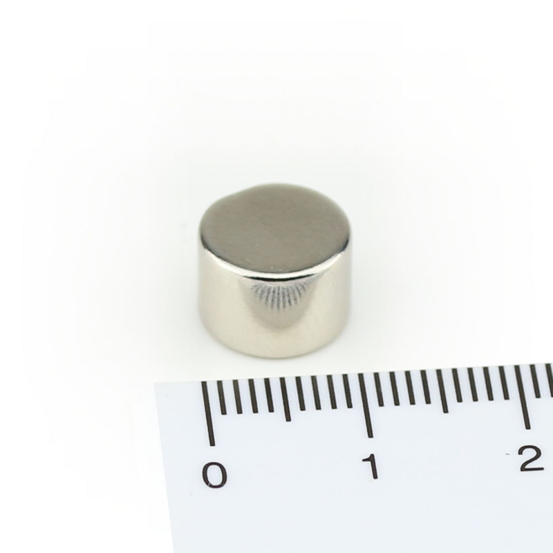 Neodymium Magnets Ø10x7 NdFeB N35 - pull force 3,5 kg