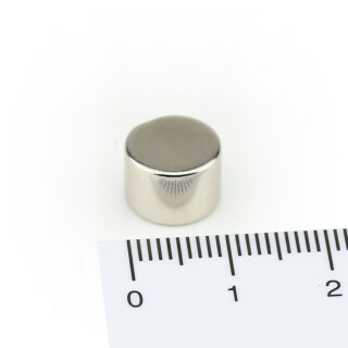 Neodym Magnete Ø10x7 mm NdFeB N35