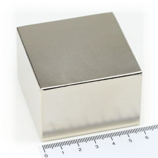 Neodymium Magnets 60x60x40 NdFeB N45 - pull force 245 kg