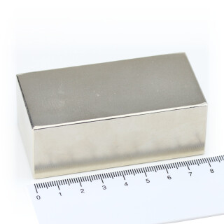 Neodym Magnete 80x40x30 mm NdFeB N45