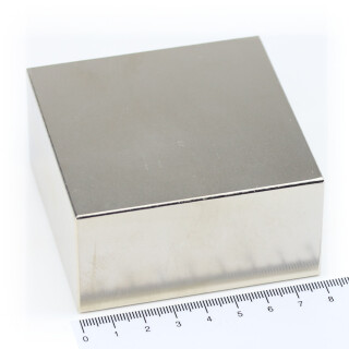 Neodymium Magnets 80x80x40 NdFeB N45 - pull force 420 kg