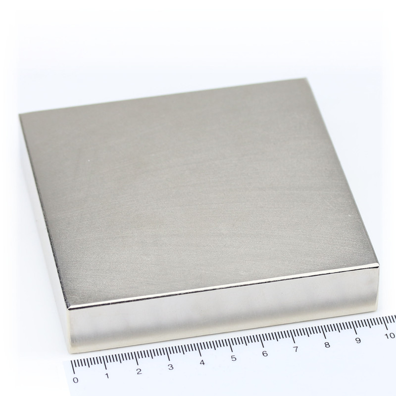 Neodymium Magnets 100x100x20 NdFeB N45 - pull force 380 kg
