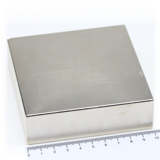 Neodymium Magnets 100x100x30 NdFeB N45 - pull force 460 kg