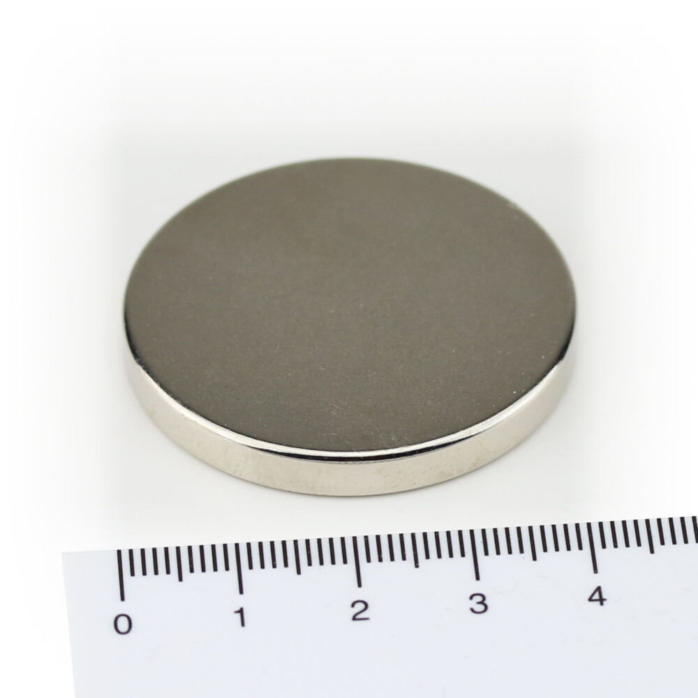 Neodymium Magnets 40x5 NdFeB N45 - pull force 30 kg