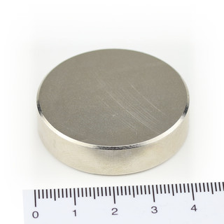 Neodymium Magnets Ø40x10 NdFeB N45 - pull force 55 kg