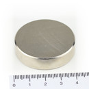 Neodymium Magnets Ø40x10 NdFeB N45 - pull force 55 kg