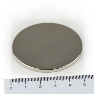 Neodymium Magnets 50x3 NdFeB N45 - pull force 32 kg