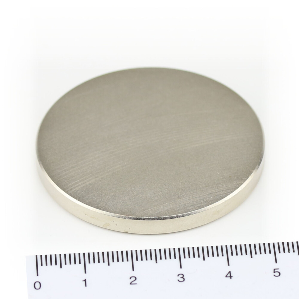 Neodymium Magnets 50x5 NdFeB N45 - pull force 40 kg