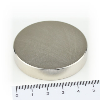 Neodymium Magnets 50x10 NdFeB N45 - pull force 70 kg
