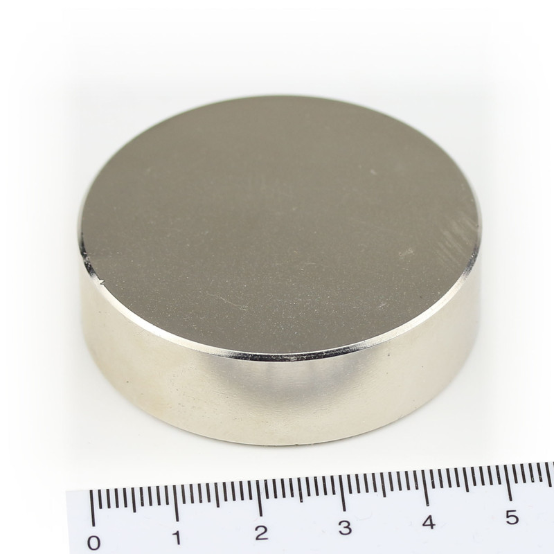 Neodymium Magnets Ø50x15 NdFeB N45 - pull force 95 kg