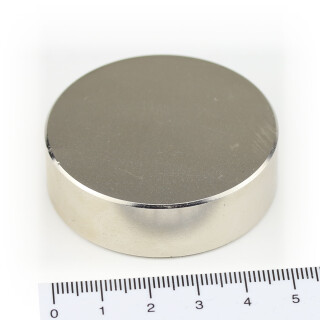 Neodymium Magnets Ø50x15 NdFeB N45 - pull force 95 kg