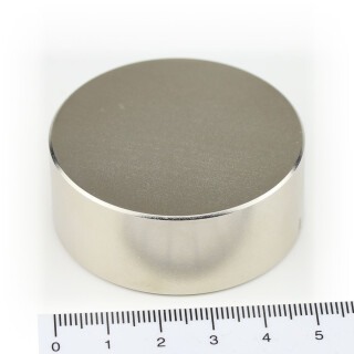 Neodymium Magnets Ø50x20 NdFeB N45 - pull force 120 kg