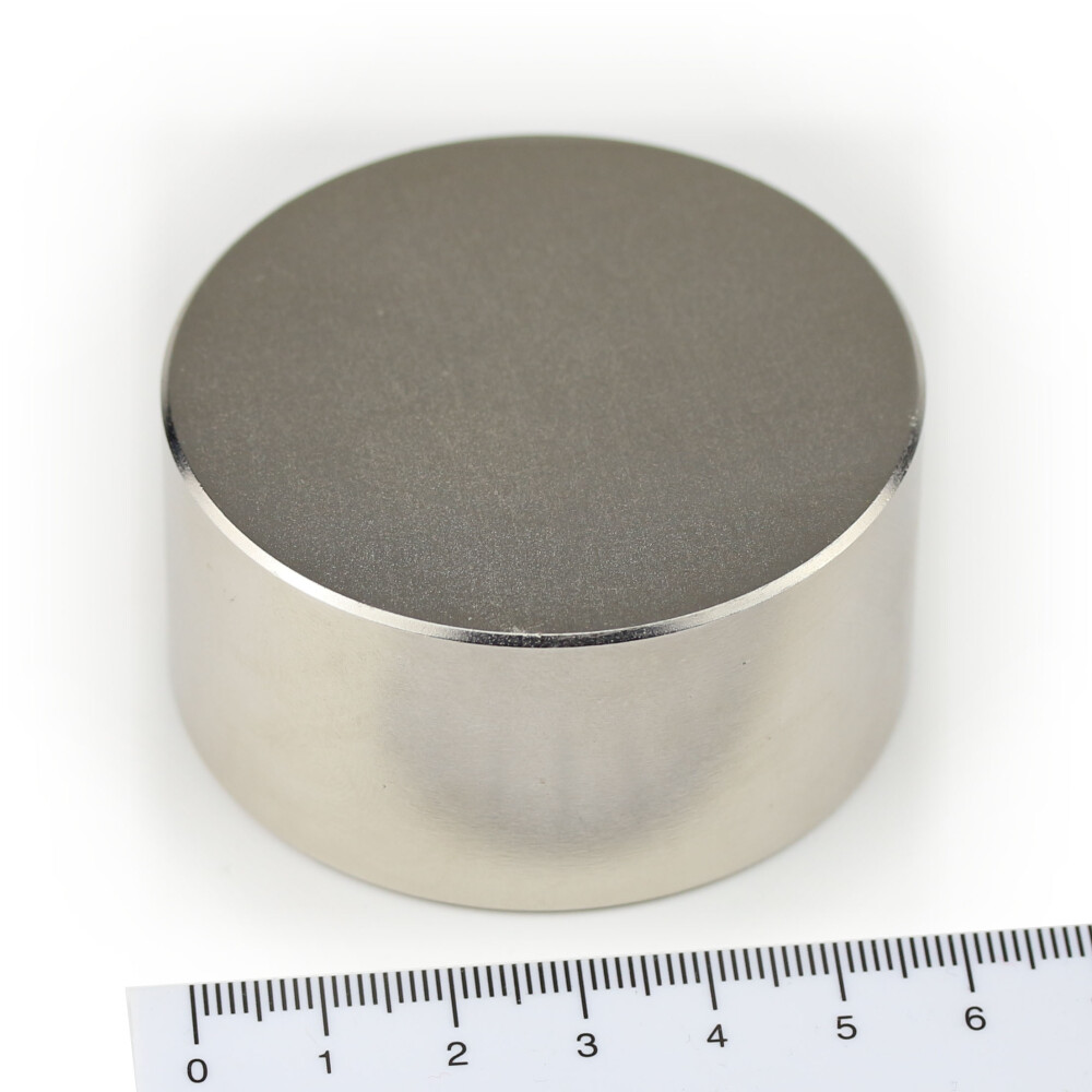 Neodymium Magnets 60x30 NdFeB N45 - pull force 155 kg