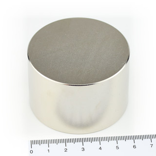 Neodymium Magnets Ø60x40 NdFeB N45 - pull force 180 kg