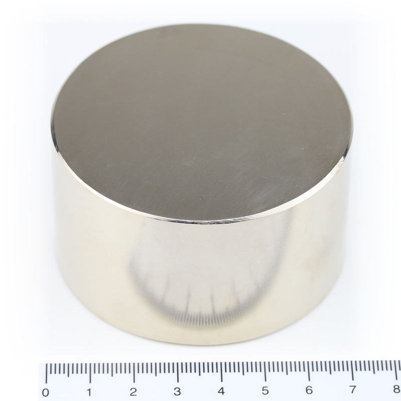 Neodymium Magnets Ø70x40 NdFeB N45 - pull force 240 kg