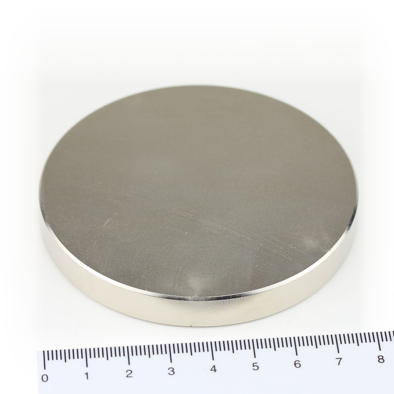 10er Set Scheibenmagnet Durchmesser 10x3 mm Neodym vernickelt Supermagnet N45