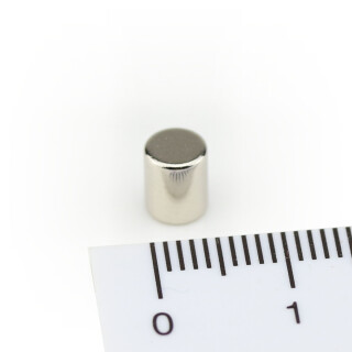 Neodym Magnete Ø5x6 mm NdFeB N52