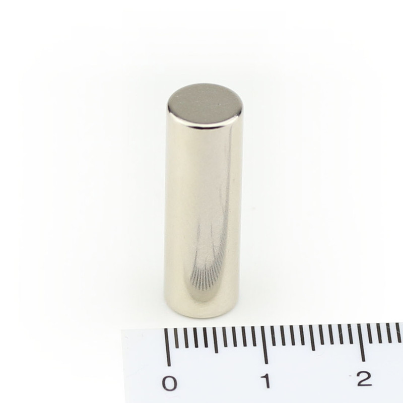 Neodymium Magnets Ø8x25 NdFeB N52 - pull force 3,8 kg