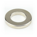 Neodymium ring magnets Ø40xØ23x6 NdFeB N45 - pull force 13 kg -