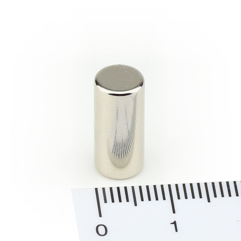 100 Stück Neodym Scheibenmagnete Magnetscheiben 7x5 mm N45 vernickelt sehr stark 