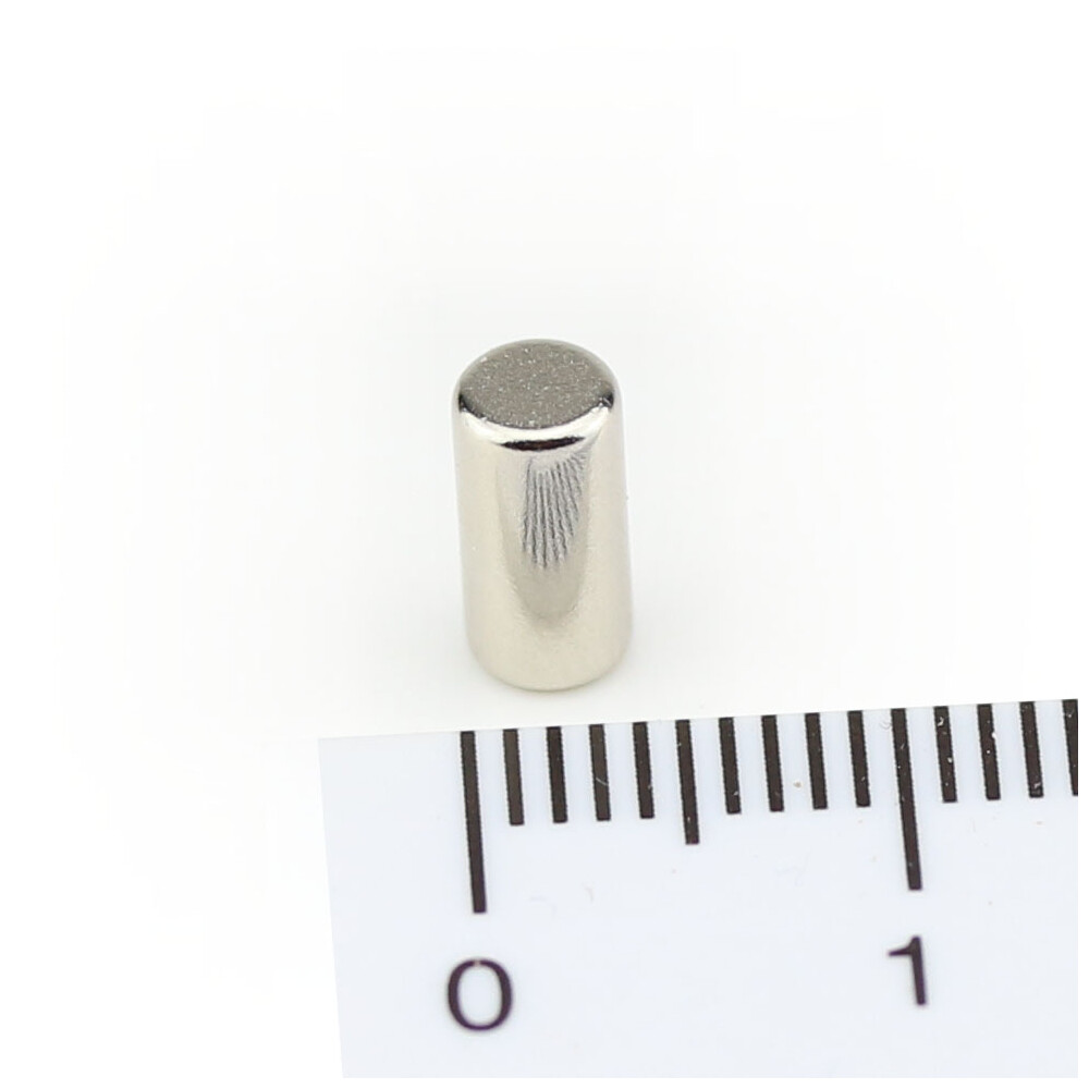 Neodymium Magnets 4x8 NdFeB N45 - pull force 1 kg