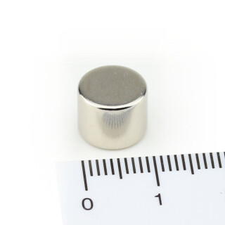 Neodym Magnete Ø10x8 mm NdFeB N45