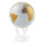 MOVA Globe Magic Floater Weiß und Gold - geräuschlos selbstrotierender Globus