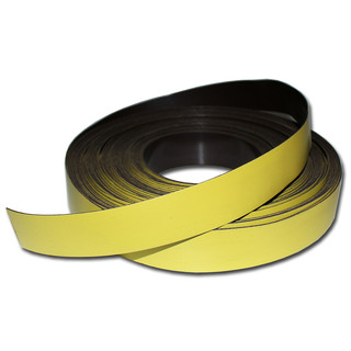 Magnetband isotrop Kennzeichnungsband Breite 30 mm x lfm. Gelb