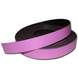 Magnetic tape isotropic marking tape Width 30 mm x rm. Purple