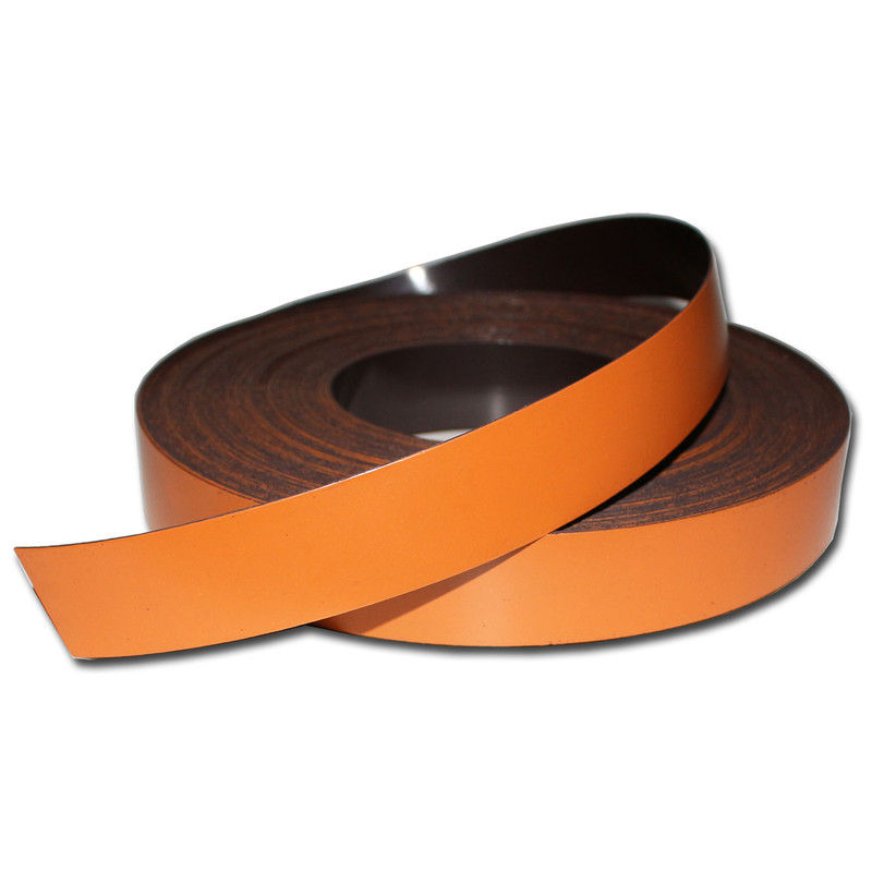 Magnetic tape isotropic marking tape Width 30 mm x rm. Orange