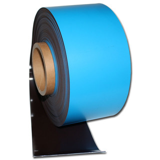 Magnetic tape isotropic marking tape Width 100 mm x rm. Blue
